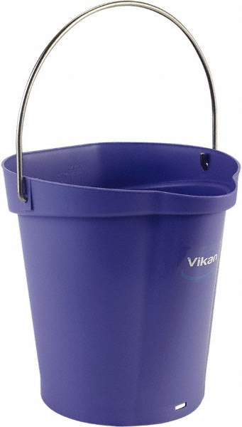 Vikan - Bucket, 1.58 Gallon(s), Purple - 47171921 - MSC Industrial