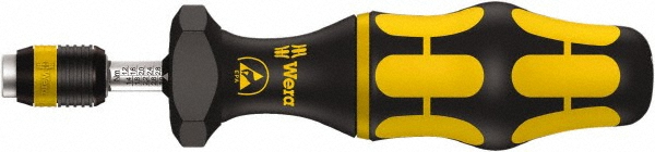 Wera 1 Piece, 1.2 to 3 N/m, Adjustable Torque Limiting Screwdriver - 0.025" Drive | Part #05074731001