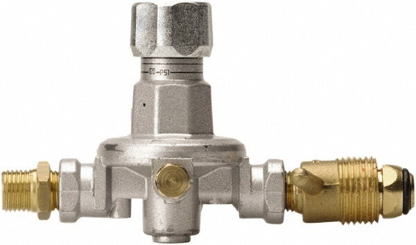 9/16 Male CGA Inlet Connection, Threaded Fitting, 57 Max psi, Propane Welding Regulator