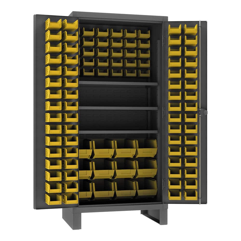Durham HDC36-108-3S95 Bin Steel Storage Cabinet: 36" Wide, 24" Deep, 78" High 