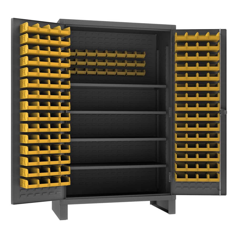Durham HDC48-144-4S95 Bin Steel Storage Cabinet: 48" Wide, 24" Deep, 78" High 