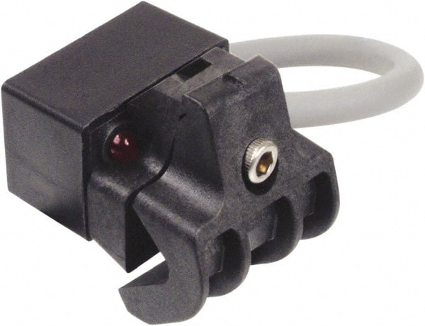 Canfield Connector 710-000-004 Air Cylinder Reed Switch, MOV, LED, 2 Wire: 2 to 6" Bore, Polyvinylchloride, Use with Tie-Rod Cylinders 