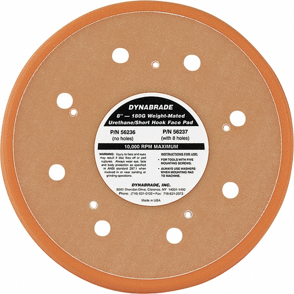 Dynabrade Disc Backing Pad Vacuum Replacement Pad MSC Industrial