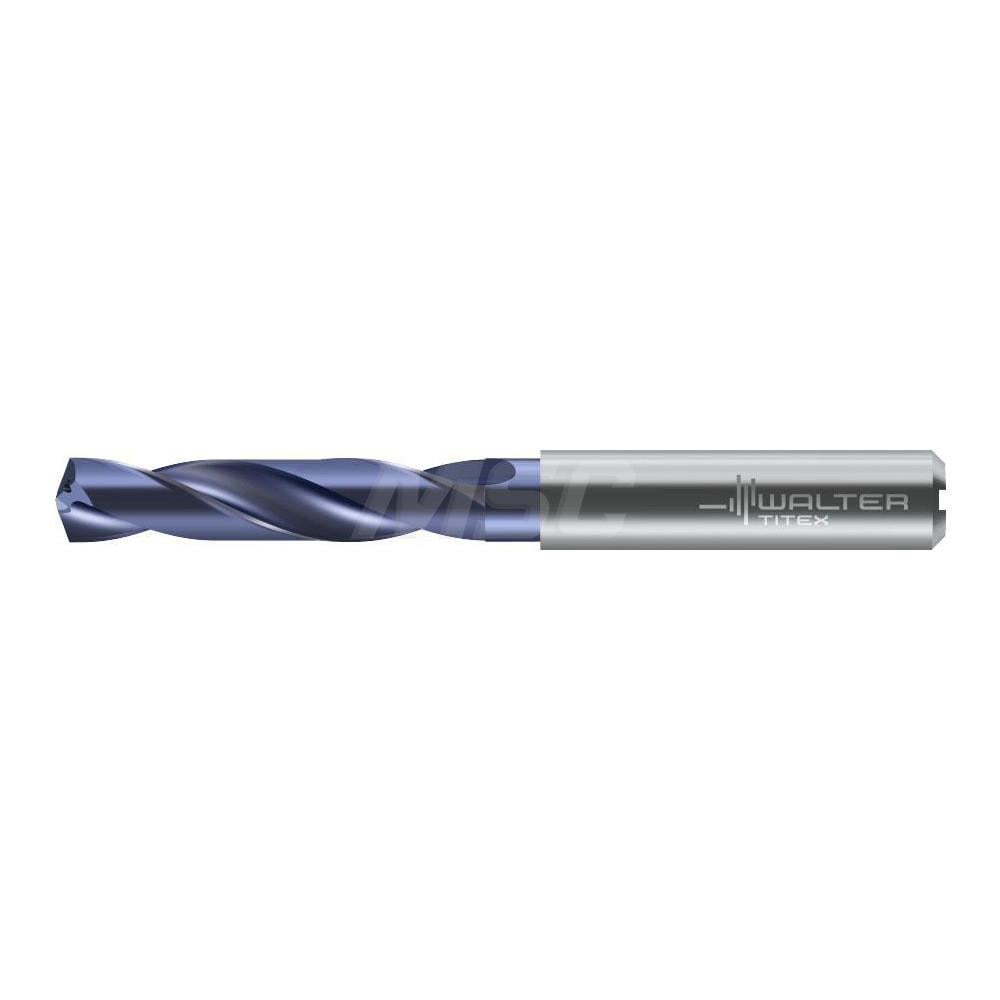 Walter-Titex 6968839 Screw Machine Length Drill Bit: 0.4528" Dia, 140 °, Solid Carbide 