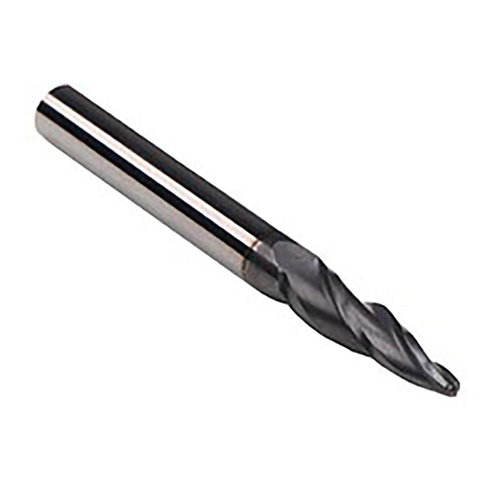 Emuge Tapered End Mill 10.00 mm Small Dia, 26.00 mm LOC, 4 Flute