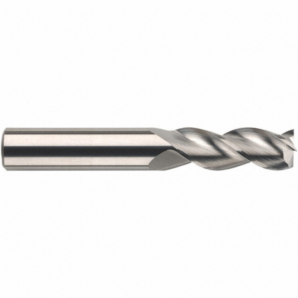 SGS - Square End Mill: 14 mm Dia, 30 mm LOC, 3 Flute, Solid  