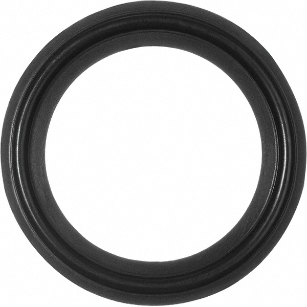 Sanitary Tube Gasket: Viton, 4" OD - Tube OD Connections