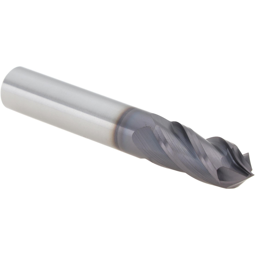 Harvey Tool Drill Mill: 3/8" Dia, 7/8" LOC, 4 Flute, 90 deg Point, Solid Carbide - 2-1/2" OAL, 3/8" Shank, AlTiN Finish | Part #881124-C6