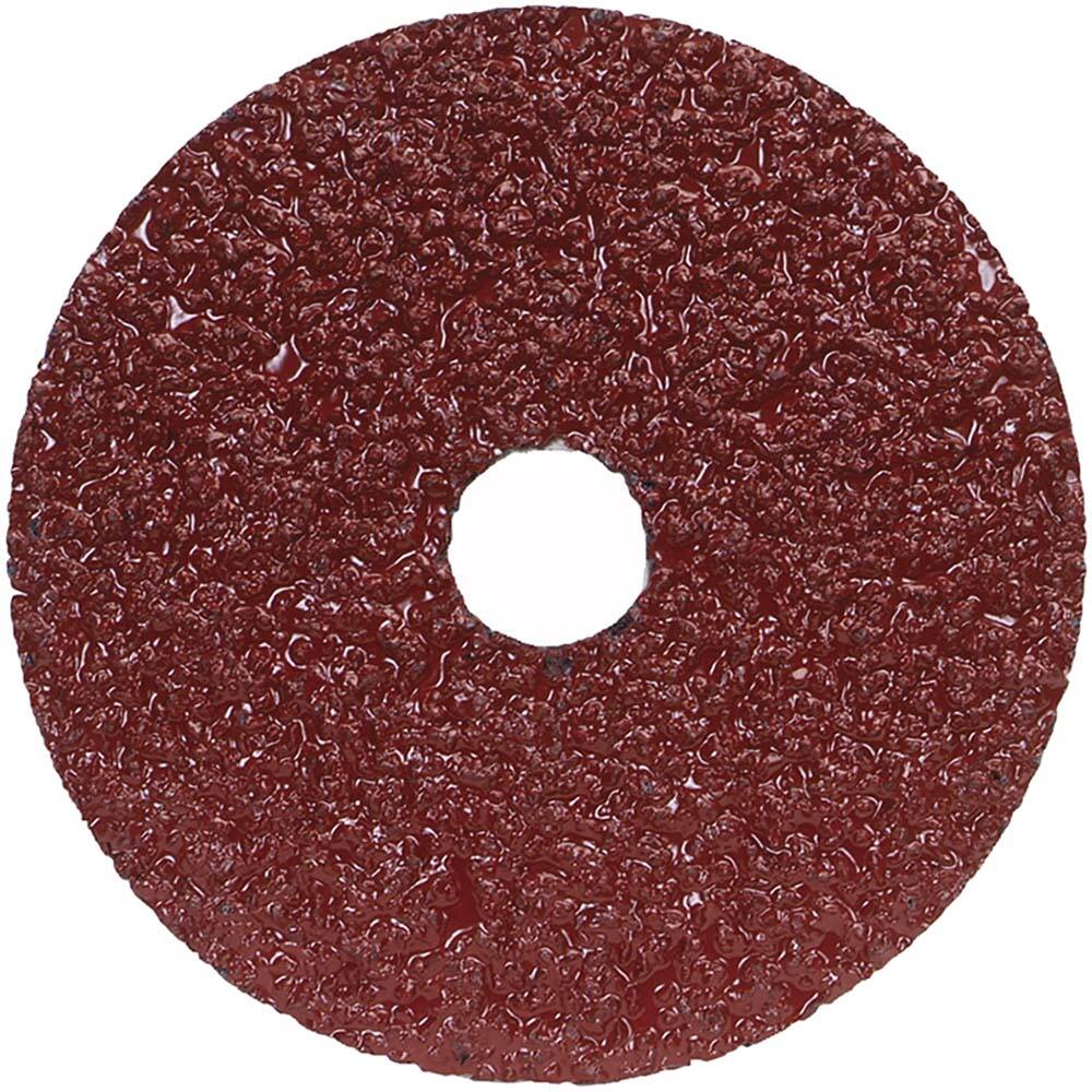 Fiber Disc: 5/8" Hole, 24 Grit, Aluminum Oxide