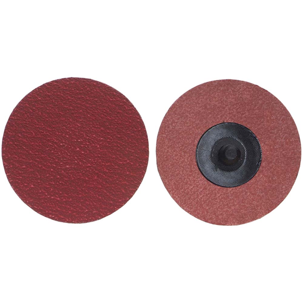 Norton QuickChange Disc TR (Type III), 2" Dia, 80 Grit, Ceramic