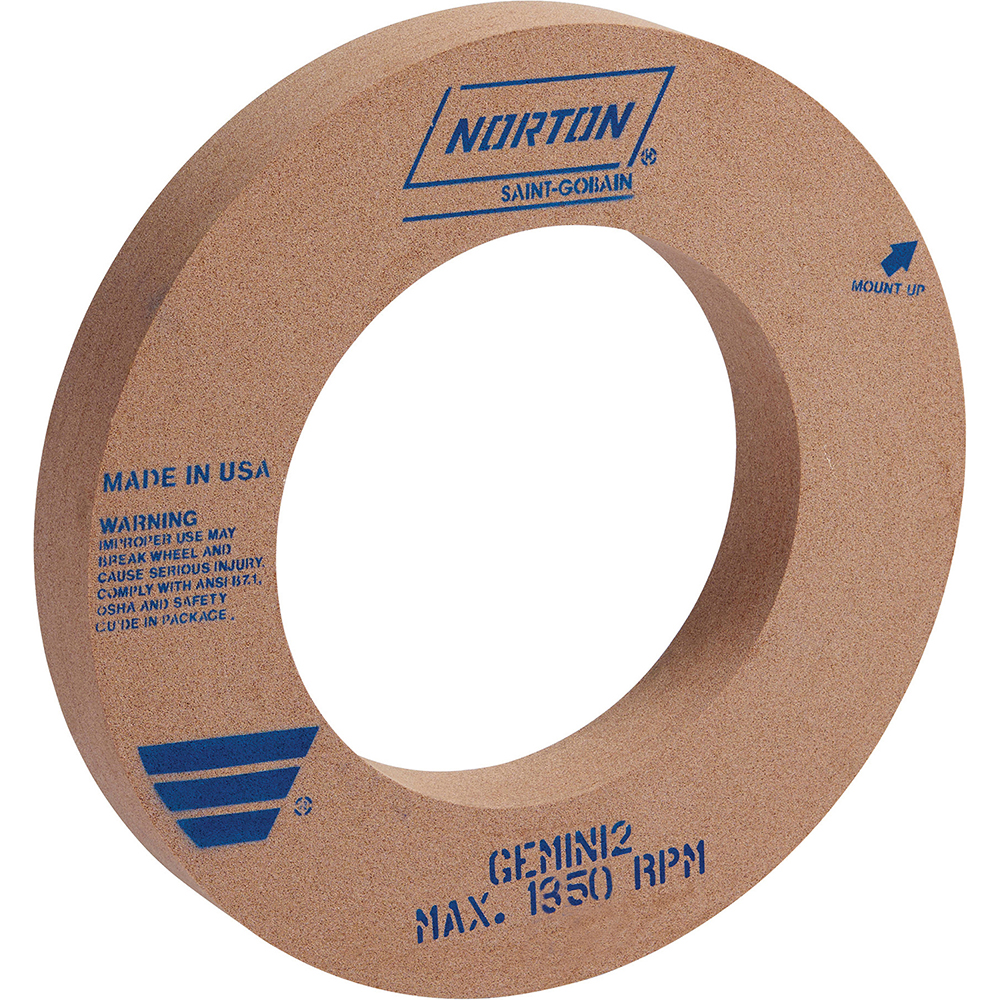 Norton Type 1 Centerless & Cylindrical Grinding Wheel 24" Dia, 2