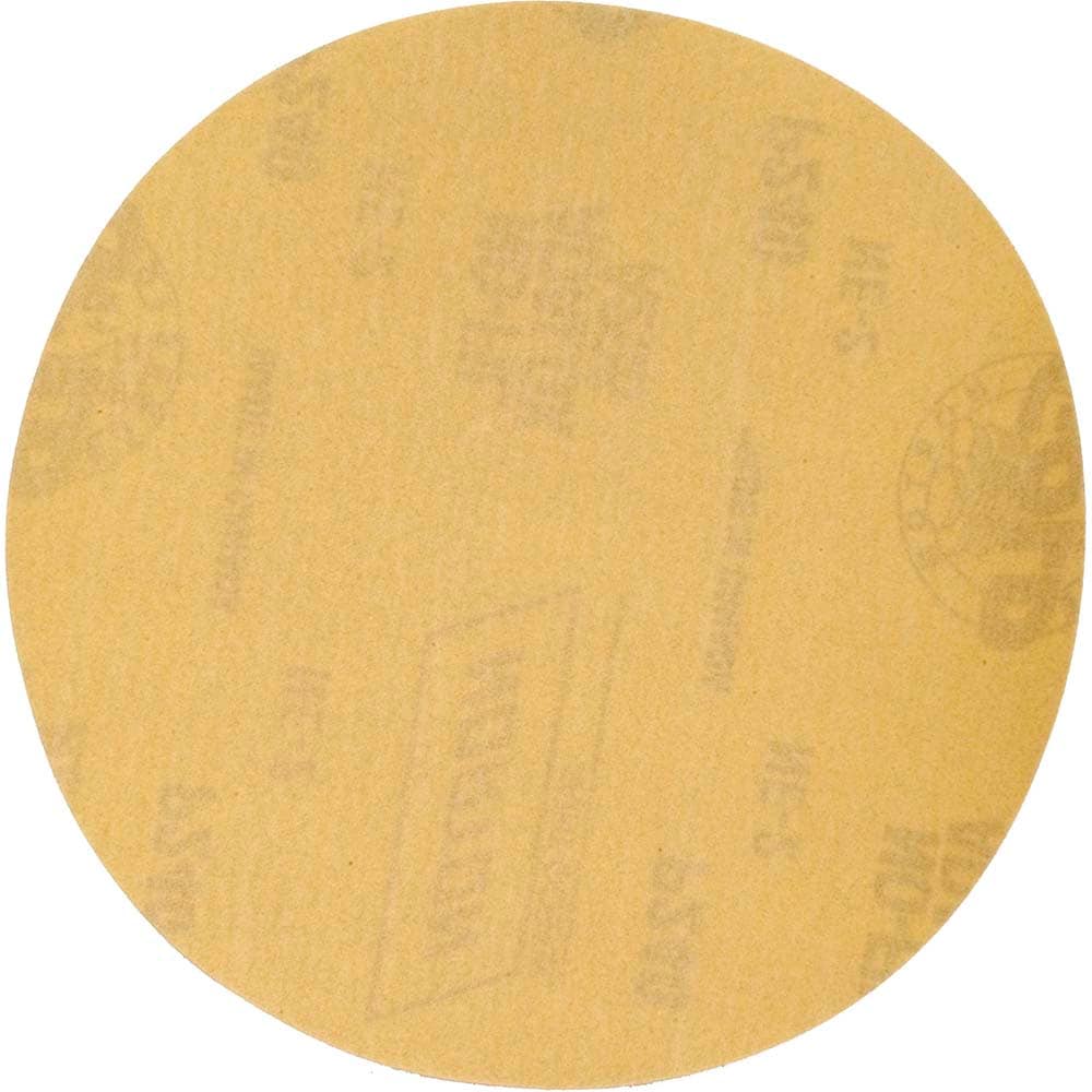 Hook & Loop Disc: 6" Disc Dia, 80 Grit, Coated, Aluminum Oxide
