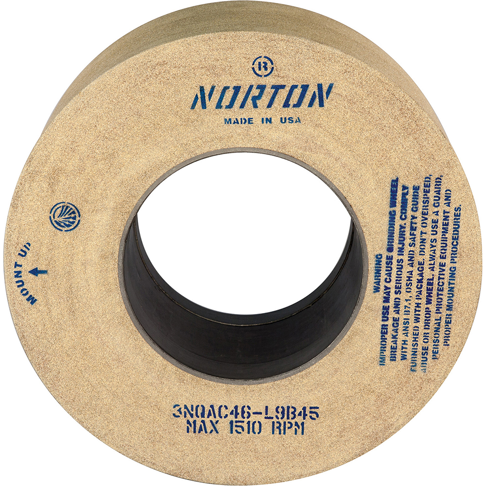 Norton Type 1 Centerless & Cylindrical Grinding Wheel 24" Dia, 8