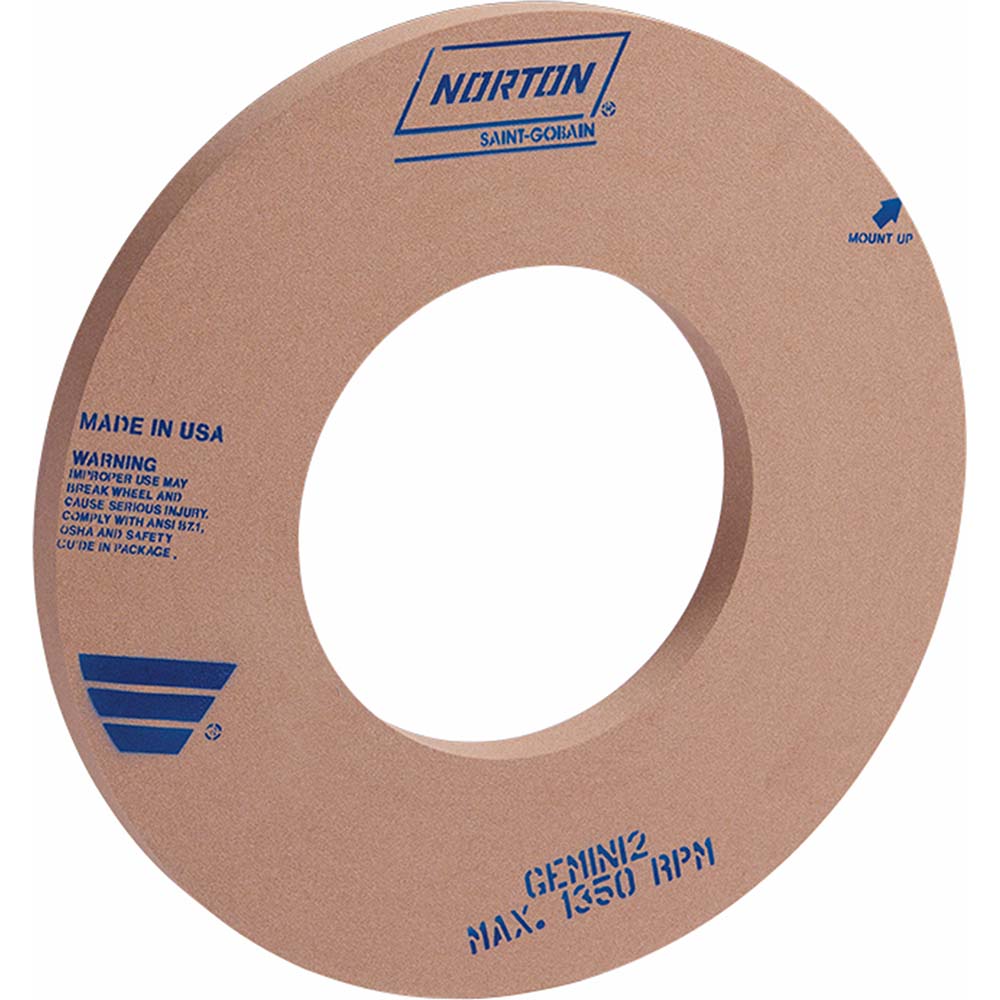 Norton Type 1 Centerless & Cylindrical Grinding Wheel 20" Dia, 2