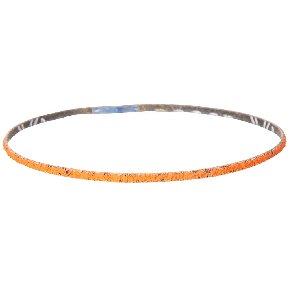 Abrasive Belt: 3/8" Wide, 13" OAL, 80 Grit, Ceramic Alumina - Coated, Coarse Grade, Y Weighted, Wet & Dry,  Series R980P