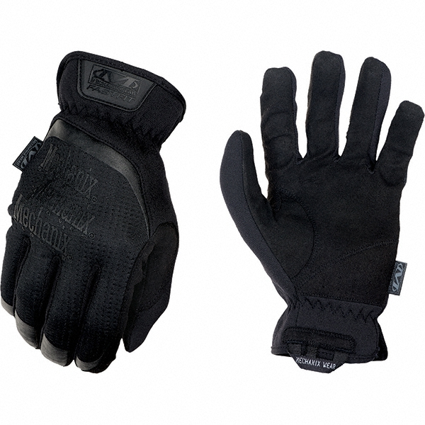 Mechanix Wear Size S Work Gloves - For Mechanic's & Lifting, Uncoated, Elastic Band Cuff, Full Fingered, Covert, Paired | Part #FFTAB-55-008
