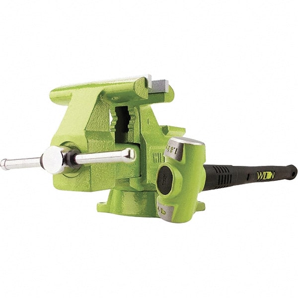 Wilton 11128BH Bench & Pipe Combination Vise: 5-1/2" Jaw Opening, 3-13/16" Throat Depth 