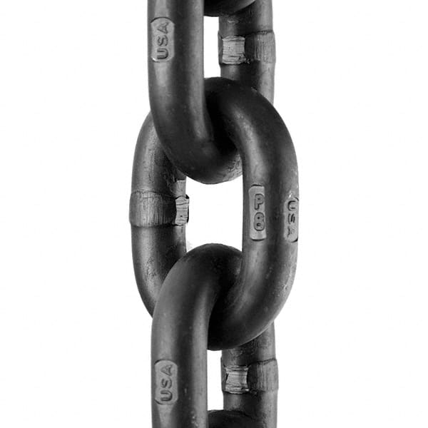 Welded Chain; Load Capacity (Lb. - 3 Decimals): 12000 ; Product Service Code: 4010 ; Link Type: Alloy Chain ; Chain Grade: 80 ; Overall Length: 20ft ; Inside Length (Decimal Inch): 1.5350