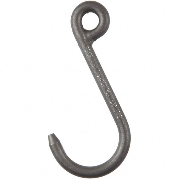 Peerless Chain - Eye Hooks; Material: Alloy Steel; Chain Diameter: 0.2813  in; Load Capacity (Lb.): 1300; Work Load Limit: 1300 lb; Eye Inside  Diameter (Inch): 0.75 in; Eye Inside Diameter: 0.75 in;