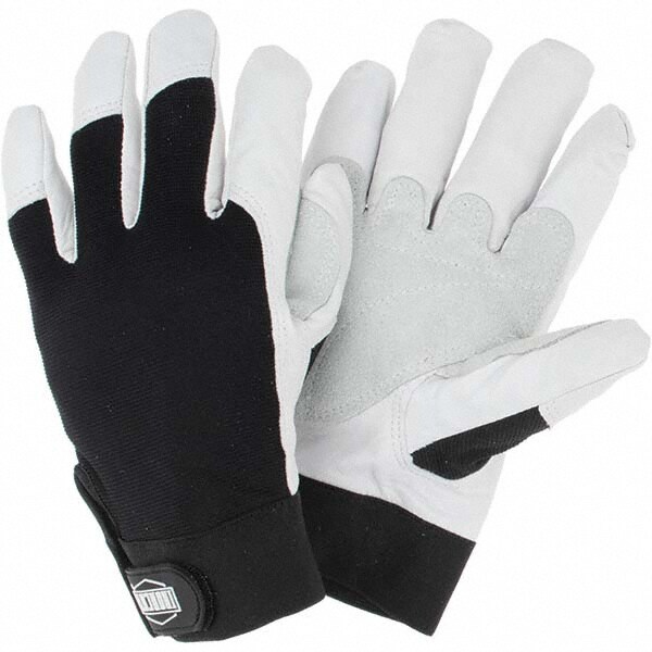 Welding Gloves: Size 3X-Large, Uncoated, Goatskin Leather, Carpentry, Landscaping Application