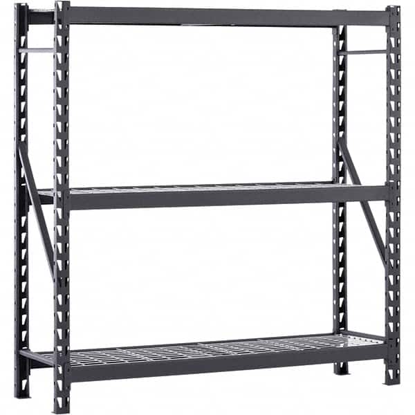 Bulk Storage Rack: 1,500 lb per Shelf, 3 Shelves