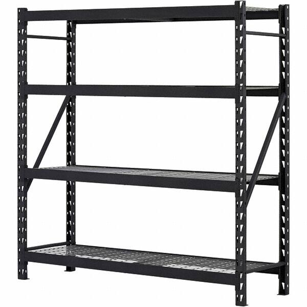 Bulk Storage Rack: 1,500 lb per Shelf, 4 Shelves