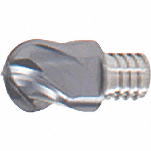 Tungaloy 6mm Mill Diam, 5.5mm LOC, Solid Carbide Ball End Mill Head