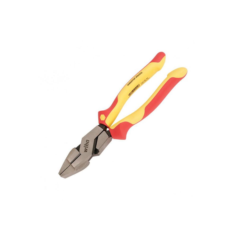 Wiha 32938 Pliers; Body Material: Steel ; Handle Type: 1000 V Insulated ; Insulated: Yes ; Tether Style: Not Tether Capable ; High Leverage: Yes ; Features: Anti-Slip for Safe Gripping; Dynamic Joint; Induction Hardened Jaws; Two Component Handle 
