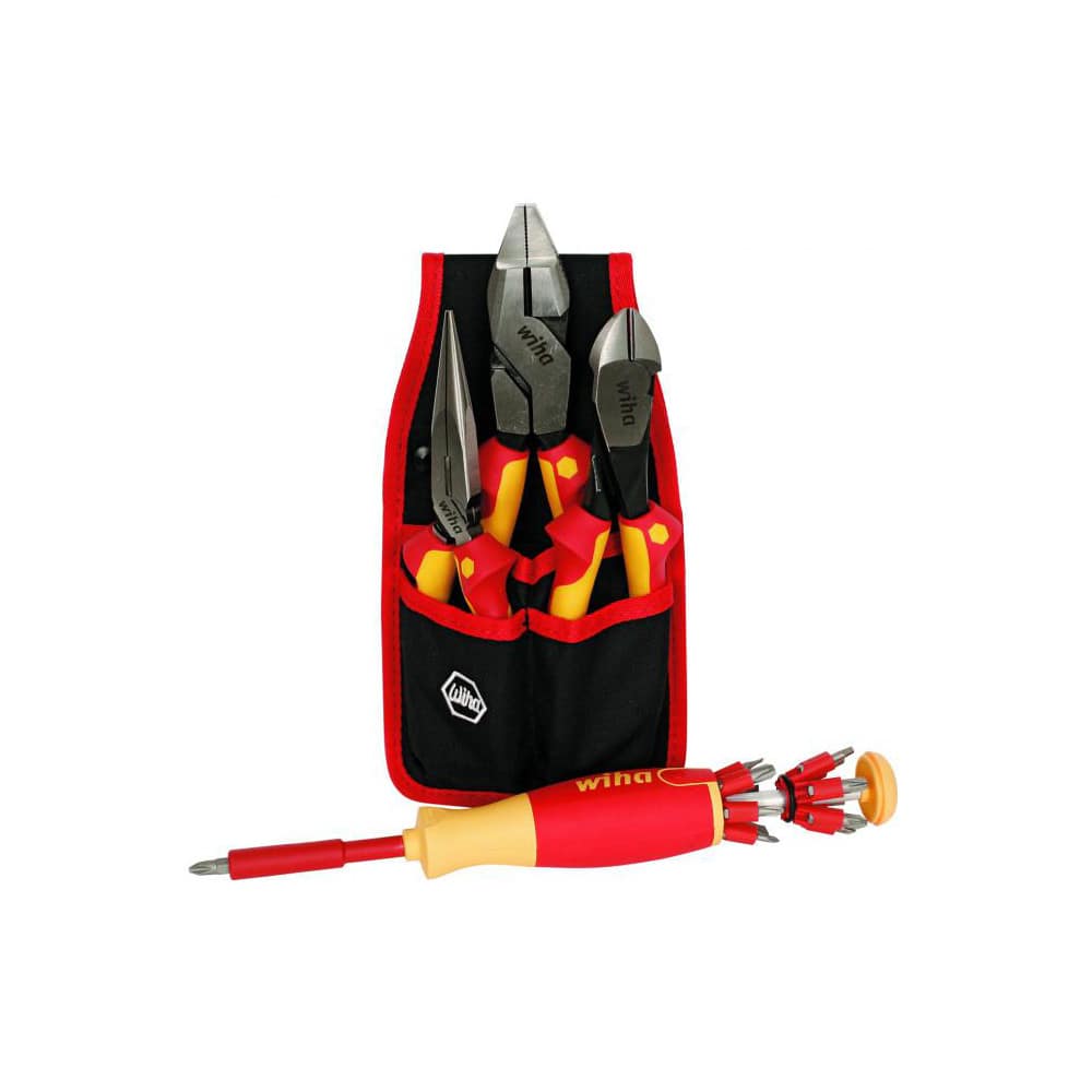 Combination Hand Tool Set: 17 Pc, Insulated Tool Set