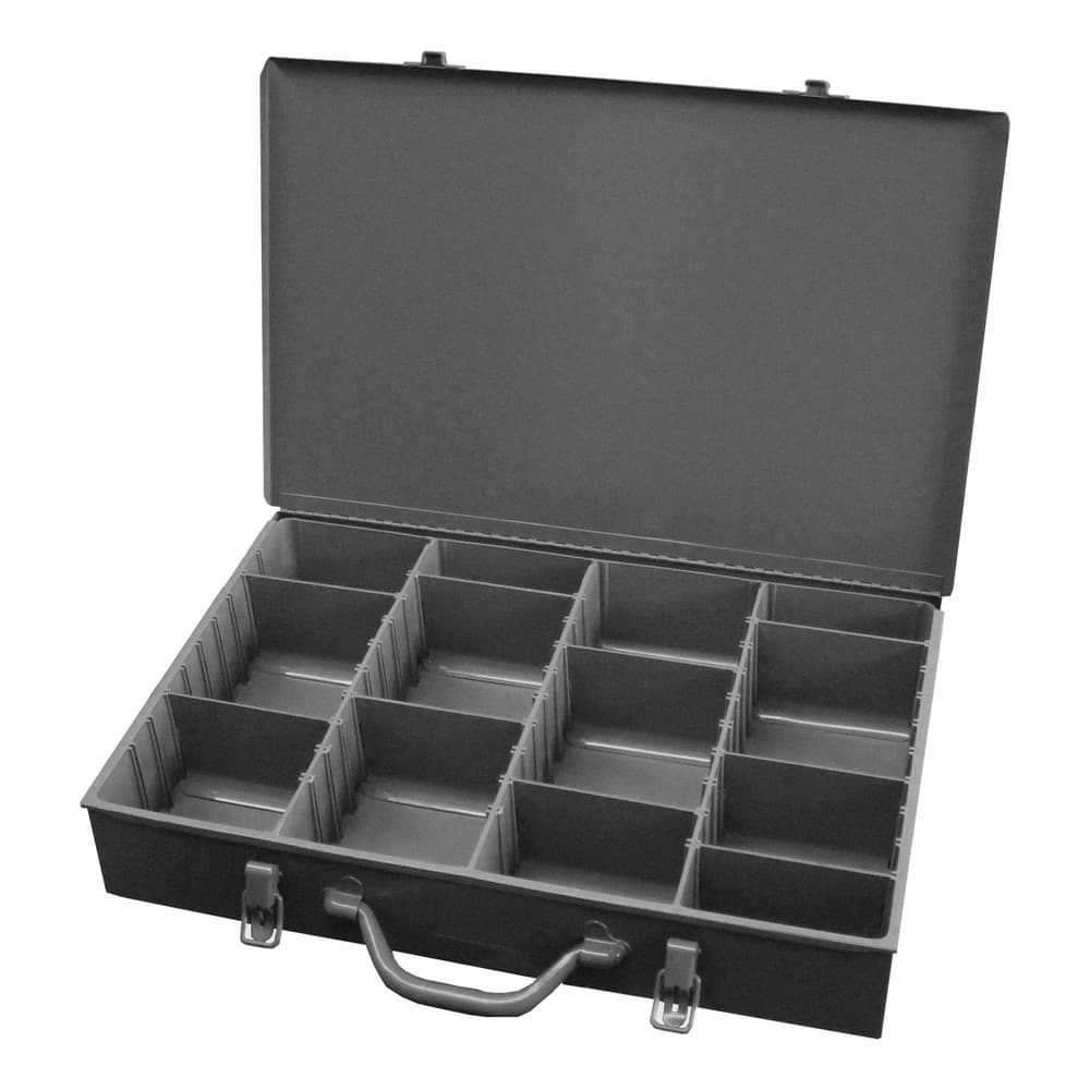 Durham Easy Scoop Steel Compartment Box, Steel, 16 Compartments