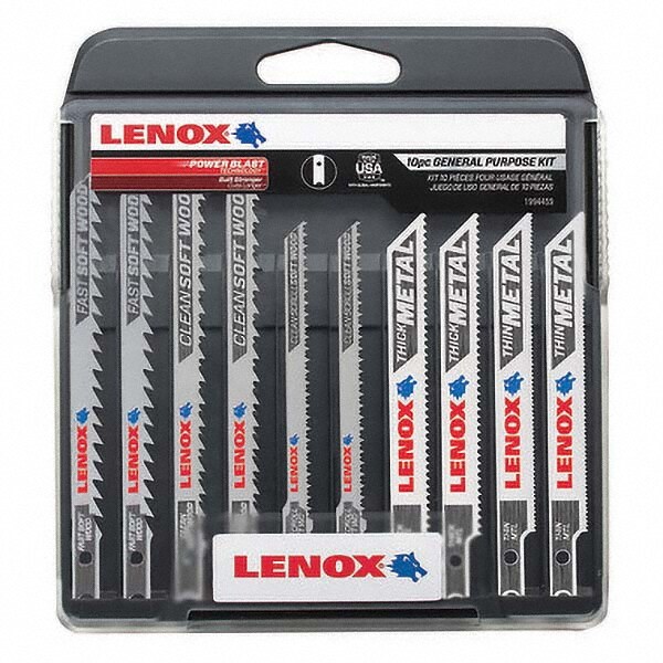 Jig Saw Blade Sets; Blade Material: Bi-Metal ; Minimum Blade Length (Inch): 3-5/8 ; Maximum Blade Length (Inch): 4 ; Minimum Blade Thickness (Decimal Inch): 0.04 ; Maximum Blade Thickness (Decimal Inch): 0.06 ; Shank Type: U-Shank