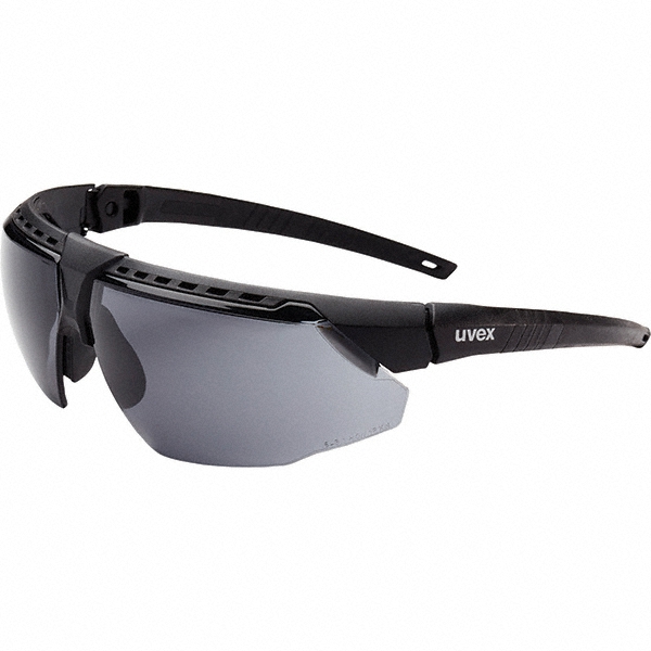Uvex Safety Glasses AntiFog, Polycarbonate, Gray Lenses, Full