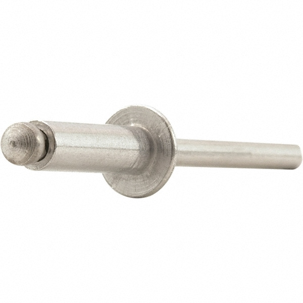 STANLEY Engineered Fastening POPAD610BS Open End Blind Rivet: Size 6, Dome Head, Aluminum Body, Steel Mandrel 