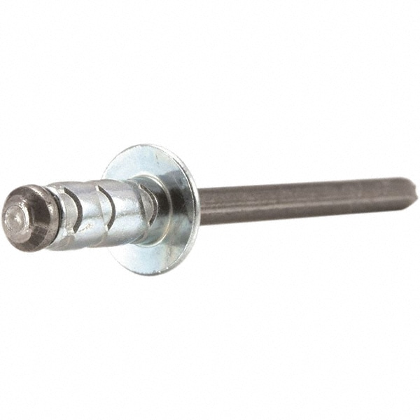 STANLEY Engineered Fastening POPAD68-612BSLF Blind Rivet: Size 6, Large Flange Head, Aluminum Body, Steel Mandrel Image