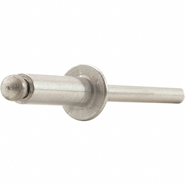 STANLEY Engineered Fastening POPAD616BS Open End Blind Rivet: Size 6, Dome Head, Aluminum Body, Steel Mandrel 