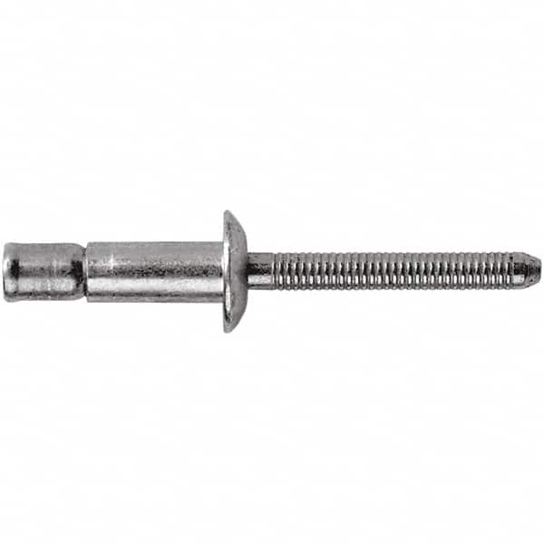 STANLEY Engineered Fastening POPCCPV-08-06 Structural with Locking Stem Blind Rivet: Size 8, Dome Head, Stainless Steel Body, Stainless Steel Mandrel 