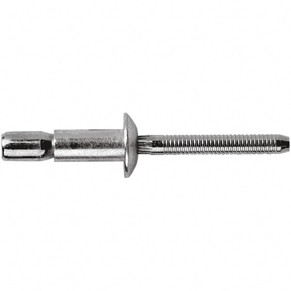 STANLEY Engineered Fastening POPBAPI-06-04 Structural with Locking Stem Blind Rivet: Size 6, Dome Head, Aluminum Body, Aluminum Mandrel 