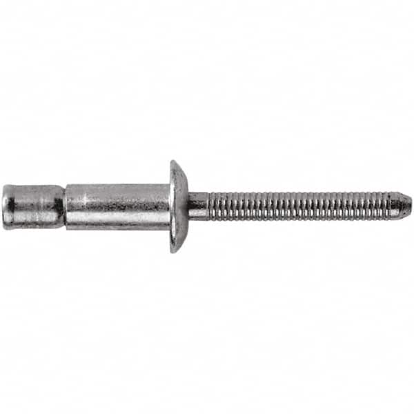 STANLEY Engineered Fastening POPCCPV-E08-10 Structural with Locking Stem Blind Rivet: Size 8, Dome Head, Stainless Steel Body, Stainless Steel Mandrel 