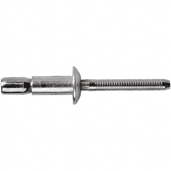 STANLEY Engineered Fastening POPSSPI-08-06 Structural with Locking Stem Blind Rivet: Size 8, Dome Head, Steel Body, Steel Mandrel Image