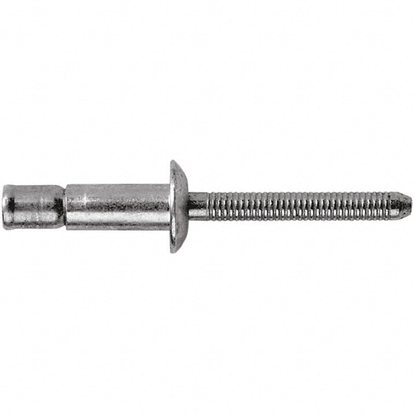 STANLEY Engineered Fastening POPSSPV-08-10 Structural with Locking Stem Blind Rivet: Size 8, Dome Head, Steel Body, Steel Mandrel Image