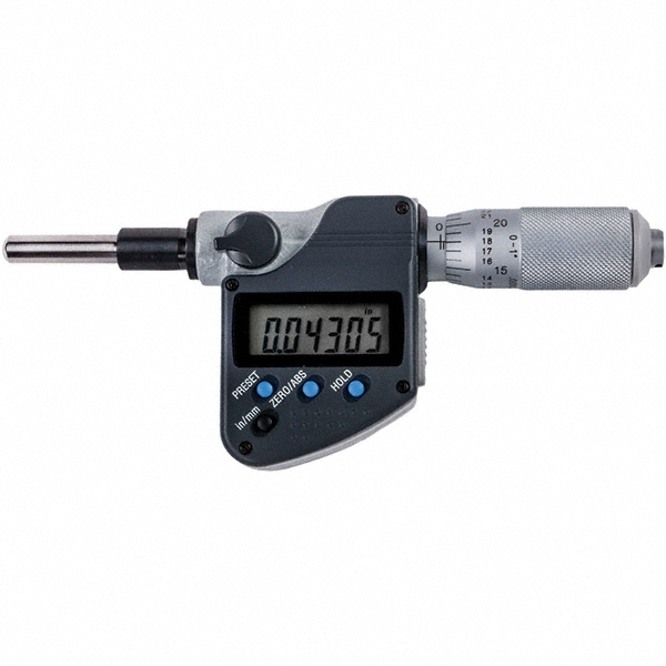 Mitutoyo Electronic Micrometer Heads; Minimum Measurement (mm) 0.00