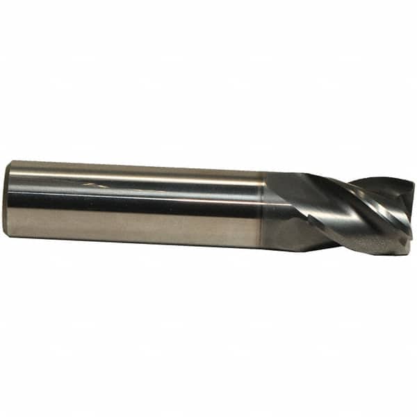 Emuge 2992L.00625 1/16" Diam 4-Flute 35-38° Solid Carbide 0.002" Chamfer Length Square Roughing & Finishing End Mill 