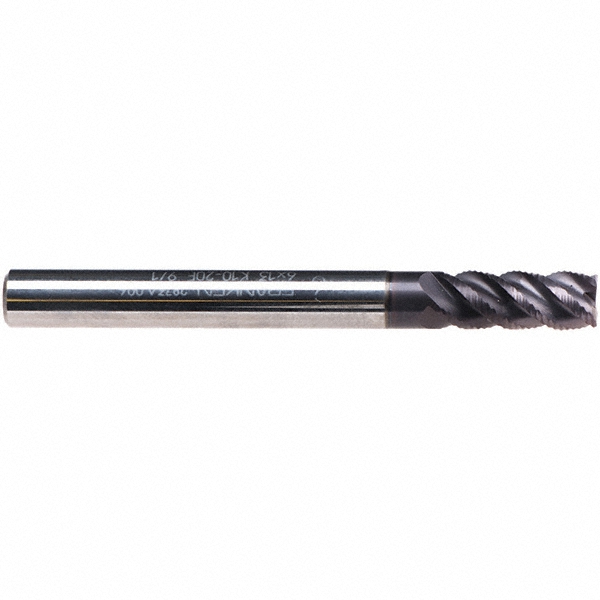 Emuge Roughing & Finishing End Mill 1/4" Dia, 4 Flutes, Square End, Solid Carbide MSC Direct