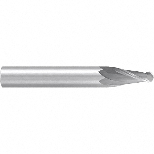 Emuge - Tapered End Mill: 6 deg Angle per Side, 6.76 mm Small Dia, 30. ...