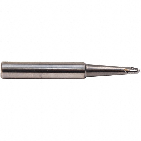 Emuge Tapered End Mill Per Side Flutes Solid Carbide Ball End Msc Industrial