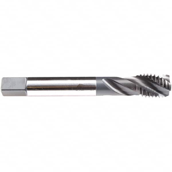 Emuge CU533200.5051 Spiral Flute Tap: 7/8-14, UNF, 4 Flute, Modified Bottoming, 2B & 3B Class of Fit, High Speed Steel, NE2 Finish 