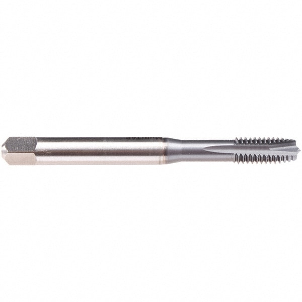 Emuge B1579300.0040 Spiral Point Tap: M4 x 0.7, M & Metric, 3 Flutes, Plug, 6H, High Speed Steel, TiCN Finish Image