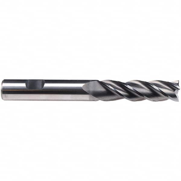 Emuge 2997L.0250 1/4" Diam 4-Flute 35-38° Solid Carbide 0.005" Chamfer Length Square Roughing & Finishing End Mill 