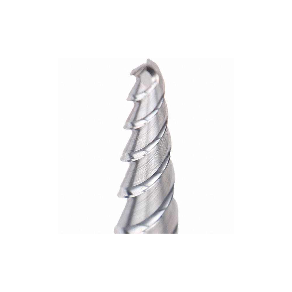 Emuge Tapered End Mill 3 deg Angle per Side, 5.42 mm Small Dia, 31.00 mm LOC, 3 Flute, Solid