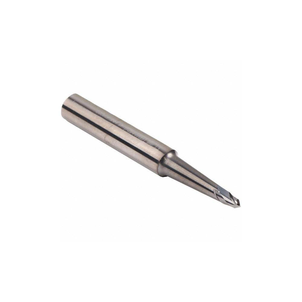 Emuge Tapered End Mill 3 deg Angle per Side, 4.00 mm LOC, 2 Flute, Solid Carbide, Ball End